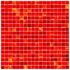 SM04-m Мозаика из цветного стекла Alma Smalto красный квадрат