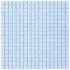 NC318 Мозаика одноцветная чип 15 стекло Alma Mono Color голубой квадрат глянцевый