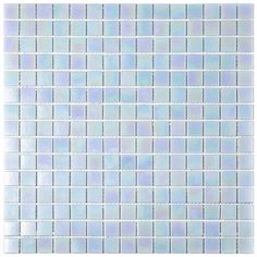 PE-BL511 Мозаика одноцветная чип 20 стекло Alma Mono Color голубой квадрат глянцевый перламутр