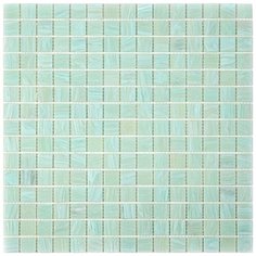STM33 Мозаика одноцветная чип 20 стекло Alma Mono Color зеленый светлый квадрат глянцевый