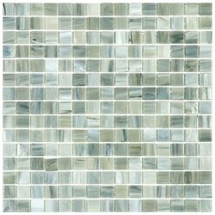 ST-GR707 Мозаика одноцветная чип 20 стекло Alma Mono Color голубой серый квадрат глянцевый