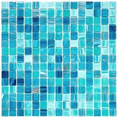 MIX20-GN454 Pool Мозаика смешанного цвета чип 20 стекло Alma Mix квадрат глянцевый
