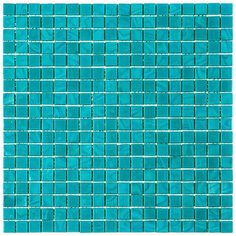NB-GN433 Мозаика одноцветная чип 15 стекло Alma Mono Color аквамарин квадрат глянцевый