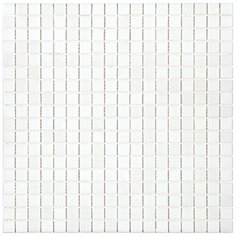 SM26-1 Мозаика из цветного стекла Alma Smalto белый светлый квадрат