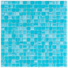MN449 Мозаика из цветного стекла Alma Misty аквамарин квадрат