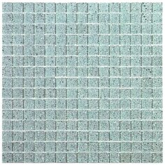 S03 Мозаика из стекла с имитацией белого золота Alma FG серебро квадрат