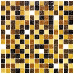 Sonora-m MIX 7 Мозаика из цветного стекла Alma белый бежевый коричневый квадрат