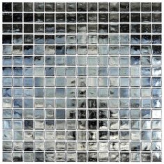 PB507-m Мозаика из цветного стекла Alma Pearly перламутр серый квадрат