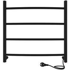 Электрический полотенцесушитель INDIGO Arc 50x50 Э черный муар