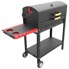 Гриль-мангал "Редлайнер" с высокой крышкой Grillver