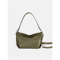 Сумка кроссбоди AFINA 589, натуральная кожа, травяной