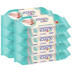 Влажные салфетки Senso Baby Ecoline, 60 шт., 8 уп.