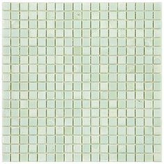 NC408 Мозаика одноцветная чип 15 стекло Alma Mono Color зеленый светлый квадрат глянцевый