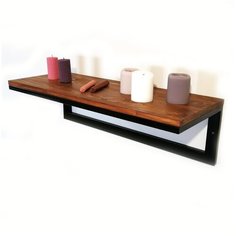 Настенная полка в стиле лофт Декор Цех