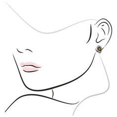 Silver WINGS Серьги из серебра, цитрин, 22knys970-155