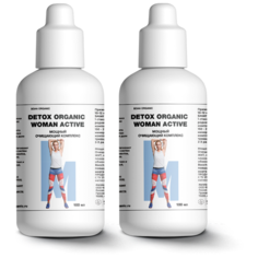 Boaa organic / Детокс программа Detox Organic Woman Active. Очищающий комплекс на 40 дней. 80 порций