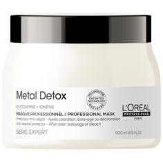 LOreal Professionnel Serie Expert Metal Detox маска для восстановления окрашенных волос, 500 мл. маска метал детокс