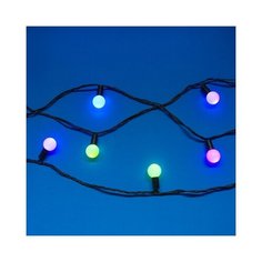 Гирлянда электрическая насадка матовый шар 6м, 30 LED, 220В сноу БУМ Сноубум