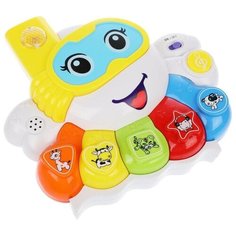 Интерактивная развивающая игрушка S+S Toys Бамбини Музыкальный Осьминожка, белый