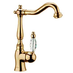 Смеситель для раковины (умывальника) Webert Alexandra AL831802 bronze/Swarovski бронза