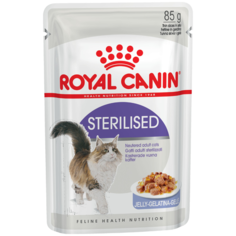 Влажный корм для стерилизованных кошек Royal Canin Sterilised (в желе) 24 шт. х 85 г (кусочки в желе)