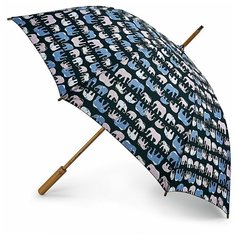 L914-4255 MarchingElephants (Слоны) Зонт женский трость Fulton