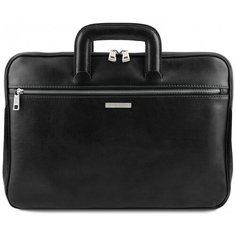 Кожаный портфель для документов Tuscany Leather Caserta TL141324 Черный