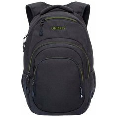 Рюкзак Grizzly RQ-003-3 Черный - салатовый