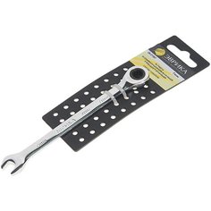 Ключ комбинированный ER-21107H трещоточный 7мм (на держателе) эврика /1/10/240