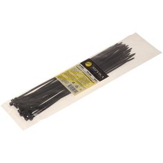 Хомут пластиковый ER-14252 черный 4.0x250мм универсальный (25шт) эврика /1/600