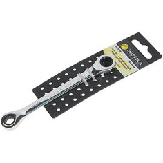 Ключ накидной ER-70809H трещоточный 8х9мм (на держателе) эврика 1/25