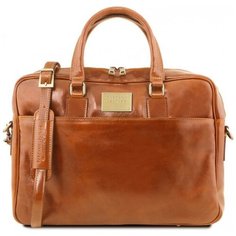 Кожаный портфель для ноутбука Tuscany Leather Urbino TL141894 Мед