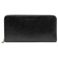 Клатч Tuscany Leather Exclusive leather travel document case TL141663 Черный