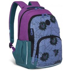 Рюкзак Grizzly RD-143-1 лиловый-зеленый