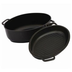 Биол Кастрюля для утки с ут. дн объем 4л + крышка-сковорода-гриль