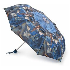 Зонт Механика 3 сложения Складной Fulton Minilite цвет Голубой тёмный размер L849-3419