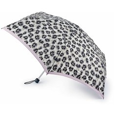 Зонт Механика 3 сложения Складной Fulton Superslim цвет Чёрно-белый размер L902-4035