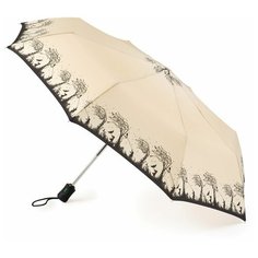 Зонт Автомат 3 сложения Складной Fulton OpenClose-4 цвет Бежевый размер R346-2897