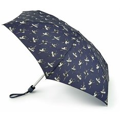 Зонт Механика 5 сложений Складной Fulton Tiny цвет Синий тёмный размер L501-4124