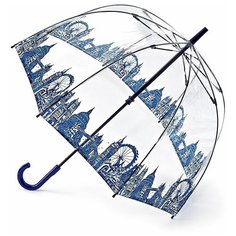 Зонт Трость Механика Fulton Birdcage цвет Голубой размер L042-3042