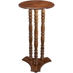 Деревянная подставка для цветов - Тм-4.2 цв. "Светлый дуб", h=810mm, d=410mm, полка d=410 Аква Сервис