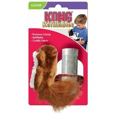 KONG игрушка для кошек "Белка" с тубом кошачьей мяты