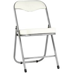 Стул складной джон металлик, слоновая кость Stool Group