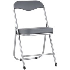 Стул складной джон металлик, серый Stool Group