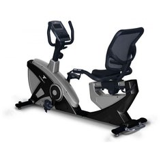 Горизонтальный велотренажер Titanium SF 0468, серый, черный