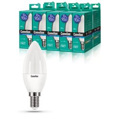 Набор из 10 светодиодных лампочек Camelion LED10- C35/865/E14
