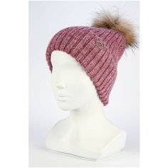 Колпак с помпоном Ferz Империя цвет Серо-розовый размер Универсальный FER00200116019