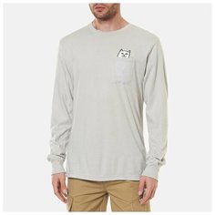 Лонгслив RIPNDIP Lord Nermal Pocket размер M, grey