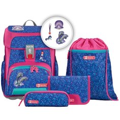 Ранец Step By Step Cloud Happy Dolphins с наполнением