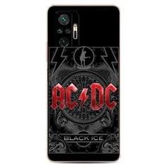 Силиконовый чехол "Альбом Black Ice" на Xiaomi Redmi Note 10 Pro / Сяоми Редми Нот 10 Pro Case Place